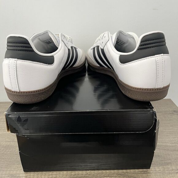 New Adidas Samba ADV Size 11.5 Us Men’s Sneakers White/Black Gum Style GZ8477 - Picture 7 of 9